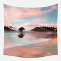 Axyaa Pink Kawaii Wall Hanging Tapestry for Living Bedroom Decor