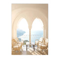 Sunrise Mosque Canvas Print by Axyaa - Islamic Wall Art Poster for Home Decor