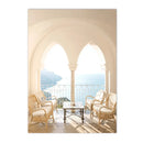 Sunrise Mosque Canvas Print by Axyaa - Islamic Wall Art Poster for Home Decor