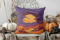 Axyaa Halloween Candy Land Castle Pillow Cover for Sofa, Bedroom, Car
