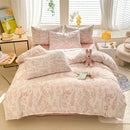 Axyaa Floral Cotton Duvet Cover Sets in Single/Queen/King Sizes
