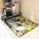 Axyaa Highland Kitchen Draining Mat, Quick Dry Bathroom Pad