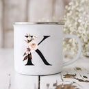 Enamel Creative Coffee Cups Vintage Design by Axyaa
