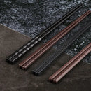 Axya Metal Alloy Chopsticks Set for Sushi Reusable Tableware