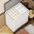 Axyaa 60cm Foldable Toy Chest & Rolling Storage Box with Wheels
