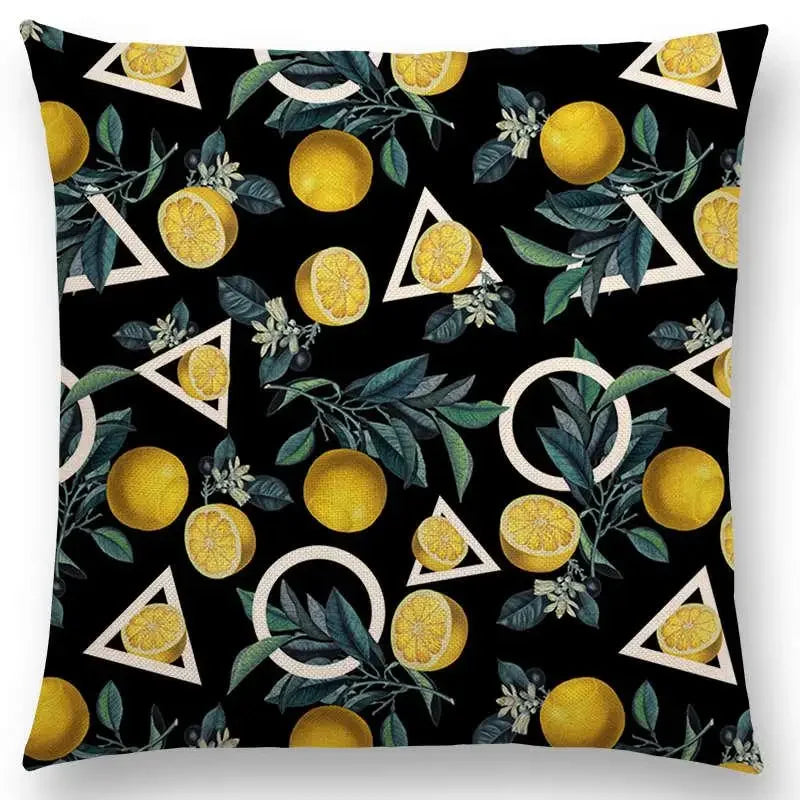 Axyaa Tropical Jungle Garden Throw Pillow Covers