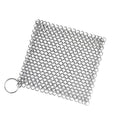 Axyaa Cast Iron & Stainless Steel Cleaner Brush Scrubber Pad Kitchen Gadget