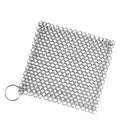 Axyaa Cast Iron & Stainless Steel Cleaner Brush Scrubber Pad Kitchen Gadget