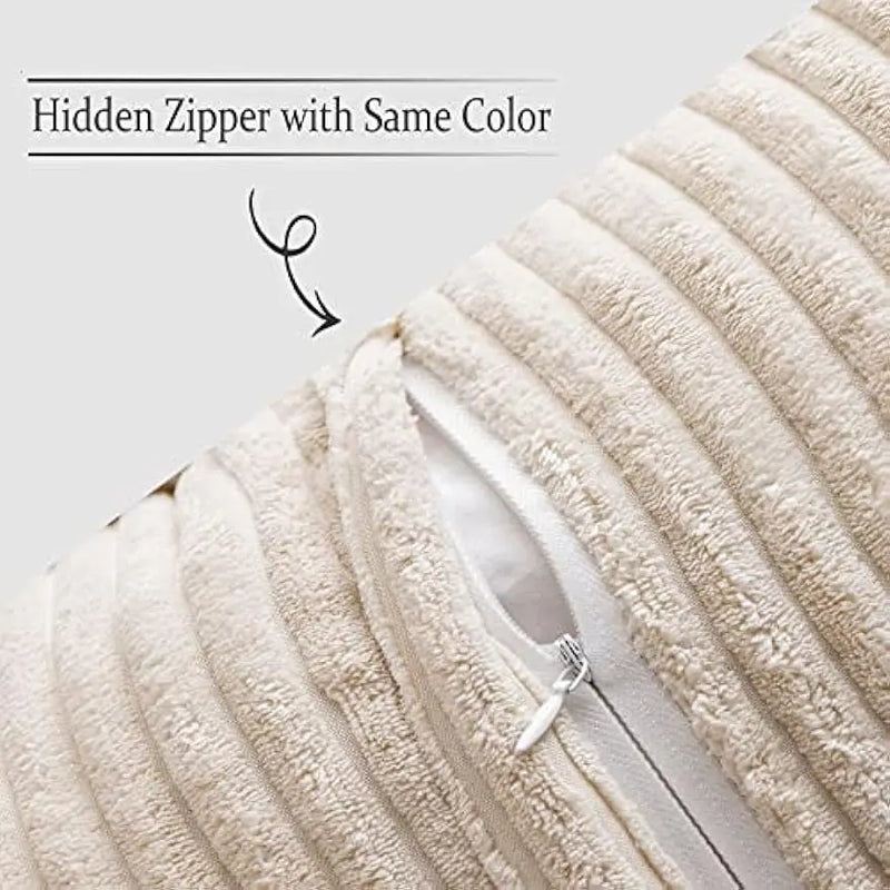 Boho Striped Pillow Covers for Sofa Bed Living Room Decor - Axyaa