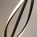 Axyaa Nordic LED Spiral Floor Lamp RGB Luxury Corner Lighting