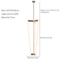 Axyaa Vintage LED Hanging Ceiling Lamps Retro Minimalist Pendant Lights Loft Chandelier