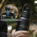 Axyaa Stainless Steel Vacuum Insulated Bottle with Straw - 800/1000ML