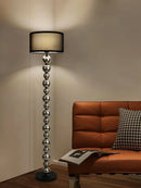 Axyaa Stainless Steel LED Floor Lamp for Living Room, Bedroom & Bedside
