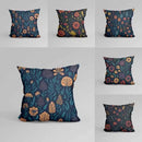 Axyaa Green Plants Flowers Pattern Pillowcase Luxury Home Decor Sofa Cushion Cover