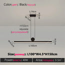 Axyaa Modern Black Dining Room Chandelier Nordic Designer Kitchen Bar Lamp