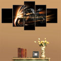 Axyaa Motorrad Concept Home Decor Wall Art Poster Set