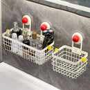 Axyaa Shower Caddy: Rustproof Wall-Mounted Storage Basket & Makeup Organizer for Bathroom