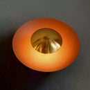 Axyaa Modern LED Wall Light Circular Iron Decoration Creative Headboard