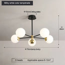 Axyaa Modern minimalist Nordic chandelier for living room, restaurant, and bedroom lighting