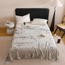 Axyaa Bamboo Fiber Jacquard Double-layer Gauze Cold Blanket Towel Quilt
