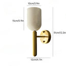 Axyaa Copper Marble Wall Lamp: Modern, Simple Design for Bedroom, Living Room, Corridor.