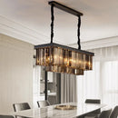 Axyaa Modern Luxury Crystal Chandelier Ceiling Lamp for Living, Dining, and Bedroom Decor
