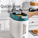 Axyaa Rice Dispenser Kitchen Organizer Storage Container Cereal Jar Home Box