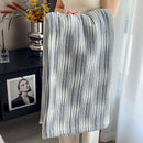 Axyaa Boho Cotton Throw Blanket for Bed Couch All Seasons Lightweight Quilt