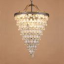 Axyaa Water Droplet Crystal Chandelier for Various Indoor Spaces