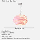 Axayya White Rose Ceiling Chandelier Creative Petal Light Fixtures