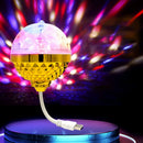 Axya RGB LED Mini Magic Ball Stage Light with Remote Control