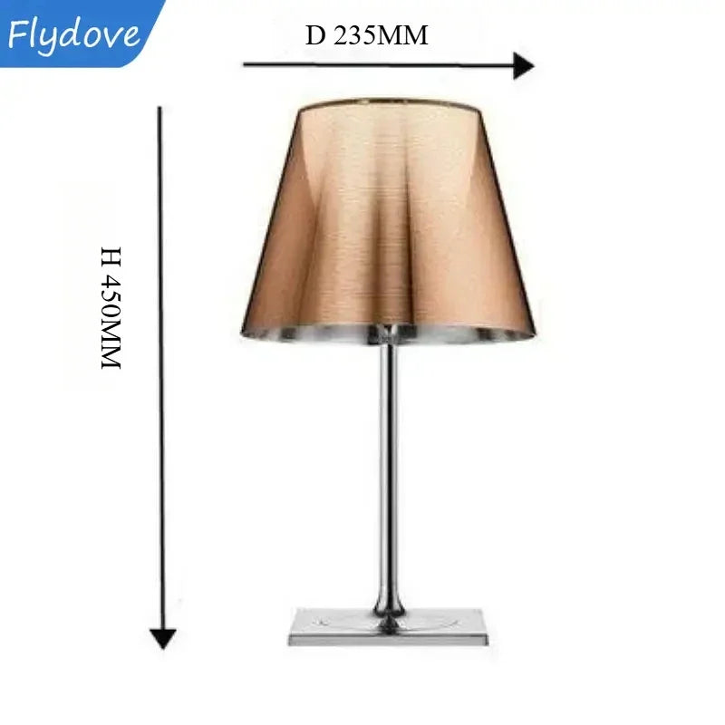 Luxury Acrylic Desk Lamp by Axyaa - Designer Bedhead Lighting for Model Room & Villa