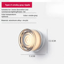 Axyaa Nordic Amber LED Jelly Wall Sconce - Smokey Grey Decor Lamp