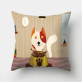 Cat Pattern Cushion Cover for Axyaa Brand Decorative Throw Pillow.