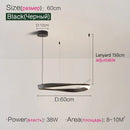 Nordic Ring Chandelier by Axyaa: Modern LED Ceiling Light for Dining, Living Room, Bedroom