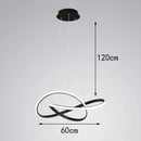 Modern LED Chandeliers for Dining Room by Axyaa - Pendant Lamp Indoor Lighting