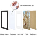 Axyaa Rustic Picture Frames Set of 2 for Wall/Table Display Collage Decor