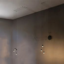 Axyaa Long Line Black LED Wall Lamp - Vintage Modern Design for Home, Kitchen, and Bar
