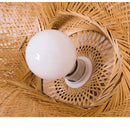 Axyaa Bamboo Woven Chandelier LED Lighting Fixture