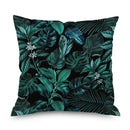 Axyaa Night Rose Linen Pillowcase - Decorative Floral Pillow Covers for Home Decor