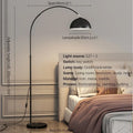 Axyaa Nordic Fishing LED Floor Lamp for Modern Living Spaces.