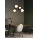 Axyaa Glass Ball Pendant Ring Light for Home Decor