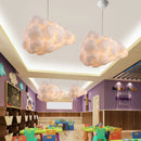Axyaa Modern White Cloud Chandelier Pendant Light for Dining Room