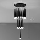 Axyaa Modern Stair Pendant Lights Chandelier LED Ceiling Lamp for Living Room
