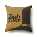 Axyaa Halloween Pumpkin Ghost Print Pillow Cover 45X45CM