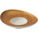 Axyaa Gold Ingot Straw Hat Plate: High-Grade Ceramic Western Restaurant Dessert Plate