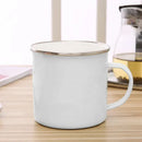 Axyaa Mushroom Enamel Coffee Mug with Handle - Creative Tea Water Cup Ideal for Travel