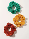 Axyaa Large Soft Hair Scrunchies Elastic Hair Ties Ponytail Holders