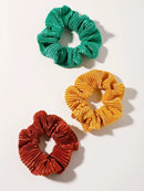 Axyaa Large Soft Hair Scrunchies Elastic Hair Ties Ponytail Holders