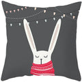 Axyaa Cute Animal Christmas Pillow Case for Home Sofa Chair Decor